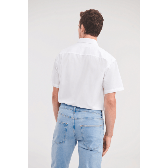 Russell | Chemise en popeline à manches courtes pour homme